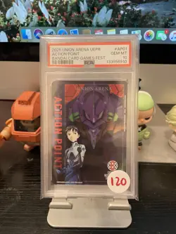 Union Area Uepr Action Point Eva-AP01 Evangelion Bandai Card Fest Promo PSA 10 - Image 1