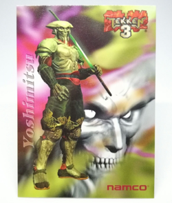 062 Yoshimitsu Tekken 3 Namco Official Collection Cards trading Videdo GAME - Image 1