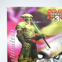 062 Yoshimitsu Tekken 3 Namco Official Collection Cards trading Videdo GAME - Image 2