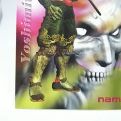 062 Yoshimitsu Tekken 3 Namco Official Collection Cards trading Videdo GAME - Image 4