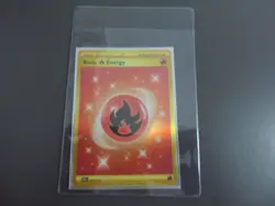 Pokemon Card Basic Fire Energy 230/197 Obsidian Flames Gold Hyper Rare NM - Image 1