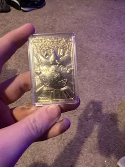 Pokemon 23K Gold Plated Togepi Trading Card 1999 Burger King Limited Edition - Image 1