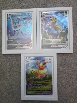 Vaporeon Jolteon Flareon Eeveelutions JUMBO Promo Cards - Sword & Shield - Image 1