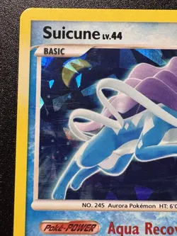 Suicune 19/132 Secret Wonders Pokemon Card Cracked Ice Holo Foil Rare LP - Image 3