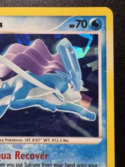 Suicune 19/132 Secret Wonders Pokemon Card Cracked Ice Holo Foil Rare LP - Image 4