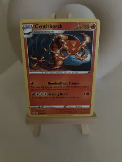 Pokemon Card 039/202 Centiskorch / Sword and Shield / Base Set - Image 1