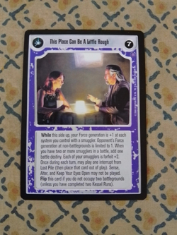 Watch Your Step / This Place Can Be A LIttle Rough - Star Wars CCG card - Image 2