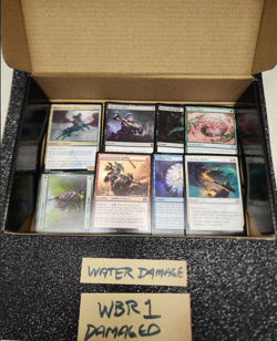x1 MTG WATER DAMAGE cards bulk lot (box shown) **100 Cards** [Box ID: WBR1] - Image 4