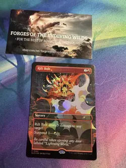 Rift Bolt Foil Everything is on Fire Secret Lair SLD - Image 1