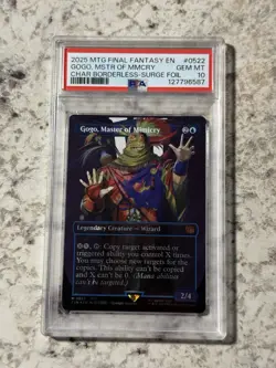 Gogo Master of Mimicry SURGE FOIL 522 PSA 10 GEM MINT (MTG Final Fantasy 2025) - Image 1