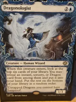 Dragonologist - X 2 Showcase and Standard[Tarkir Dragonstorm] - Near Mint Rare - Image 1