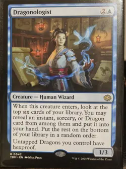 Dragonologist - X 2 Showcase and Standard[Tarkir Dragonstorm] - Near Mint Rare - Image 2