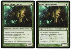 Melira, Sylvok Outcast x2 2x 2011 New Phyrexia Green Rare Creature MTG NM AZ3 - Image 1