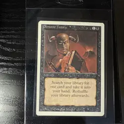 Magic the Gathering Revised Edition Demonic Tutor Sorcery - Image 1