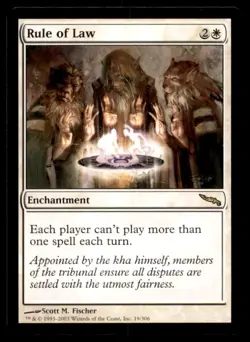 MTG Rule of Law LP Light Play Mirrodin [4729] - Image 1