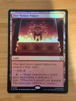 Fire Nation Palace #0268 Rare Avatar: The Last Airbender (TLA) FOIL MTG NM - Image 1