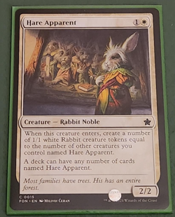 MTG Hare Apparent Foundations Regular - Image 1