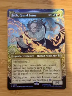 Iroh, Grand Lotus (Showcase) 349 MTG Avatar: The Last Airbender Foil NM - Image 1