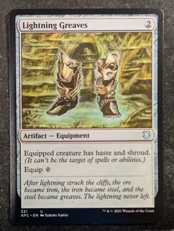 Lightning Greaves - Commander: AITFR (MTG) - Image 1