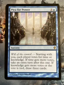 1x Plea for Power Conspiracy LP MTG Magic the Gathering x1 MKE - Image 1