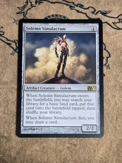 Solemn Simulacrum 217/249 Core Set 2012 (M12) Non-Foil NM - Image 1