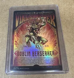 Vial Smasher the Fierce Secret Lair Sketched Signed Foil Artist Proof MTG RARE - Image 1