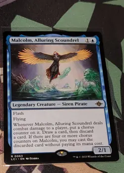 Malcolm, Alluring Scoundrel - The Lost Caverns of Ixalan (LCI) - Image 1
