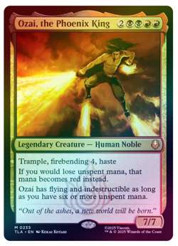 Ozai, the Phoenix King (Foil) 0235 (M) MTG Avatar: The Last Airbender (TLA) - Image 1