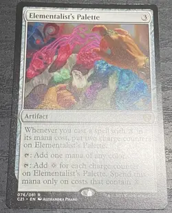 MTG Elementalist's Palette - Commander 2021 #076 NM - Image 1