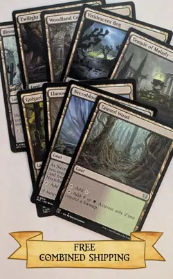 Magic The Gathering: Commander Staples Golgari Land Lot - Image 1