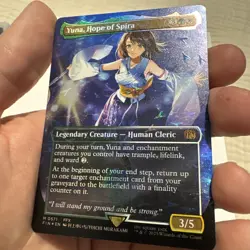 Yuna, Hope of Spira (Borderless) (Chocobo Track Foil) Final Fantasy Foil - Image 2