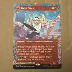 GWEN STACY (BORDERLESS) (209) Marvel's Spider-man SPM Magic MTG Nm/M - Image 1