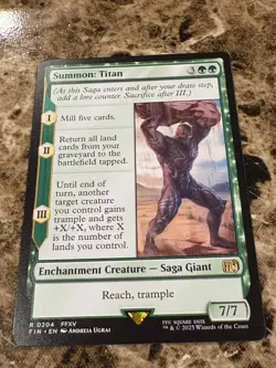 SUMMON: TITAN Magic MTG Final Fantasy - Image 1