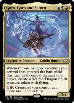 MTG Goro-Goro and Satoru (Prerelease) (#445) - Promo #445 - Image 1