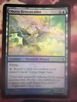 Oboro Breezecaller - Foil LP Saviors of Kamigawa MTG - Image 2
