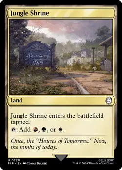 MTG Jungle Shrine - Fallout Commander #270 - Image 1