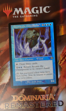 MTG DMR: Arcanis the Omnipotent (Legendary Creature) Dominaria Remastered Foil - Image 1