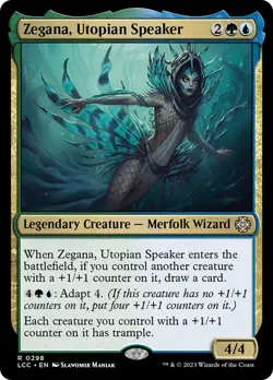 MTG Zegana, Utopian Speaker - The Lost Caverns of Ixalan Commander #298 - Image 1
