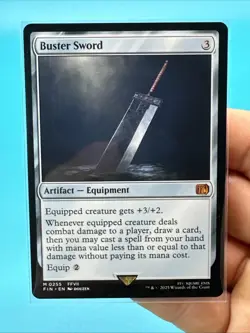 Buster Sword #255 (NM) Final Fantasy FIN Magic MTG NM - Image 2