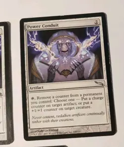 3x Power Conduit 229/306 Mirrodin MTG English Light Play Fast Shipping - Image 2
