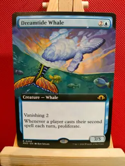 Dreamtide Whale (Extended Art) - Modern Horizons 3 - NM - Rare - MTG - Image 1