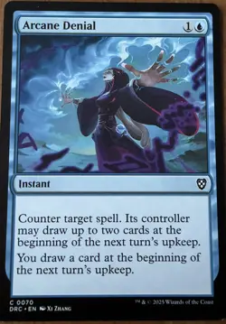 MTG - ARCANE DENIAL - Aetherdrift Commander (C) - Image 1