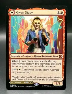 1x MTG Gwen Stacy - Spider-Man Mythic! NM Mint! Ships fast - Image 1