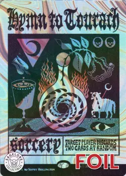 MTG Hymn to Tourach (Halo Foil) (8) | NM Foil | Secret Lair Countdown Kit {SLC} - Image 1