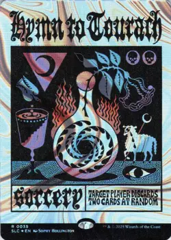 MTG Hymn to Tourach (Halo Foil) (8) | NM Foil | Secret Lair Countdown Kit {SLC} - Image 2