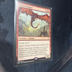 Mtg Chaos Dragon - Commander Adventures In The Forgotten Realms + Bonus Foils - Image 4