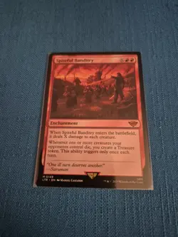 MTG LOTR Spiteful Banditry #149 Lord of the Rings Magic the Gathering Rare - Image 1