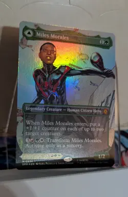 MTG - Ultimate Spider-Man/Miles Morales (Borderless Foil) NM Marvel's Spider-Man - Image 2