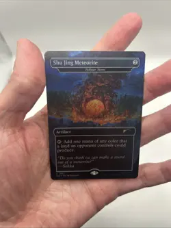R 7062 Shu Jing Meteorite Borderless Rainbow Foil MTG Magic Avatar Secret Lair - Image 3