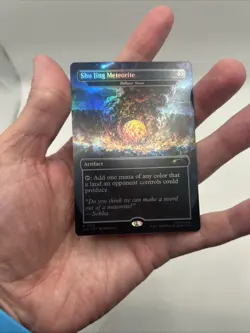 R 7062 Shu Jing Meteorite Borderless Rainbow Foil MTG Magic Avatar Secret Lair - Image 4